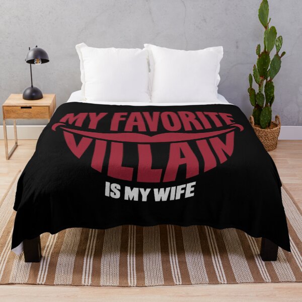 Item preview, My Favorite Villain is My Wife Husband Humor designed and sold by AnnSign.