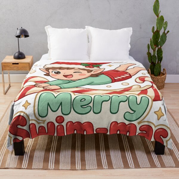 Item preview, Swimmer Christmas Merry Swim-mas Gift designed and sold by Soft Merch.