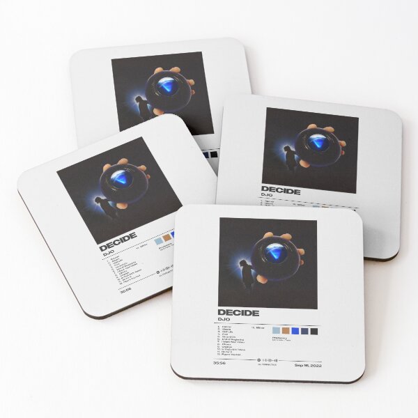 Item preview, Decide by Djo - Minimalist Tracklist Art designed and sold by FourthWall Prints.