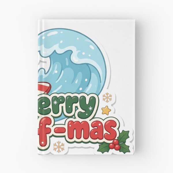 Item preview, Surfer Christmas Merry Surf-mas Gift designed and sold by Soft Merch.