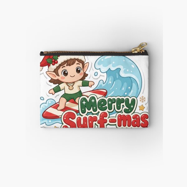 Item preview, Surfer Christmas Merry Surf-mas Gift designed and sold by Soft Merch.