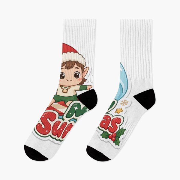 Item preview, Surfer Christmas Merry Surf-mas Gift designed and sold by Soft Merch.