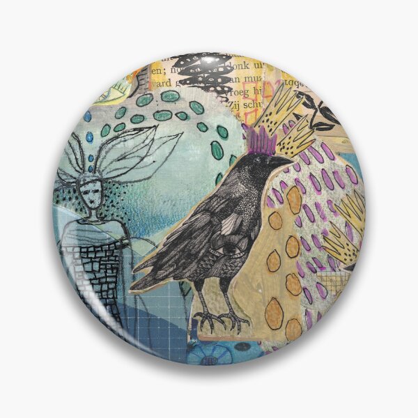 Item preview, Crows Talking, Collage designed and sold by VoilaNoir.