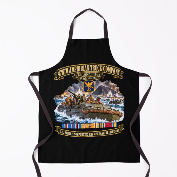 Item preview, 476th Amphibian Truck Company - Iwo Jima Assault - US Army Amphibious Forces SSI - 19 Feb 1945 w PAC SVC - WWII designed and sold by Military Insignia Products.