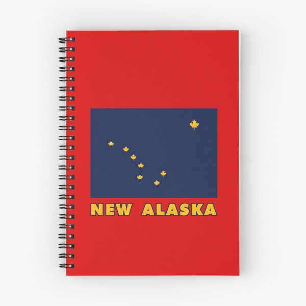 Item preview, New Alaska (Canada Maple Leaf) Flag (with Label) designed and sold by Karate Octopus.