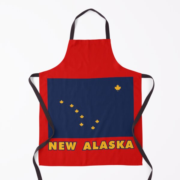 Item preview, New Alaska (Canada Maple Leaf) Flag (with Label) designed and sold by Karate Octopus.