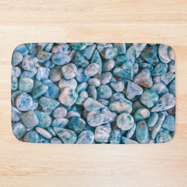 Item preview, Turquoise gemstones – Polished Larimar stones designed and sold by Nicole Bleck.