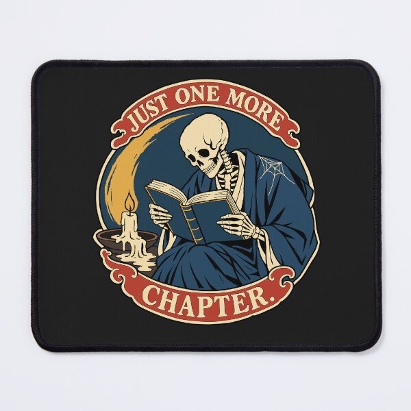 Item preview, Reading Skeleton – Just One More Chapter designed and sold by SakuraHaven.
