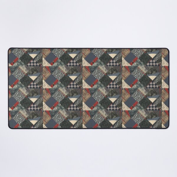 Item preview, Jean Denim & Handkerchief Red Americana Quilt designed and sold by sraab8.