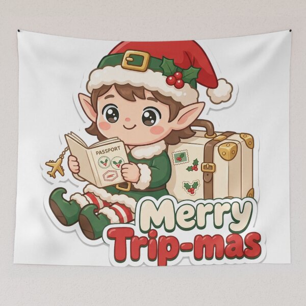Item preview, Travel Agent Christmas Merry Trip-mas Gift designed and sold by Soft Merch.