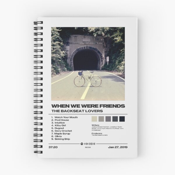 Item preview, When We Were Friends by The Backseat Lovers designed and sold by FourthWall Prints.