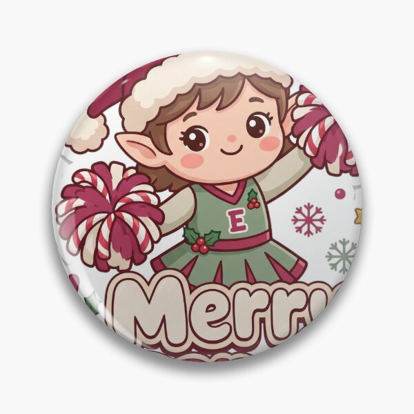 Artikelvorschau, Cheerleader Christmas Merry Cheer-mas Gift entworfen und verkauft von Soft Merch.