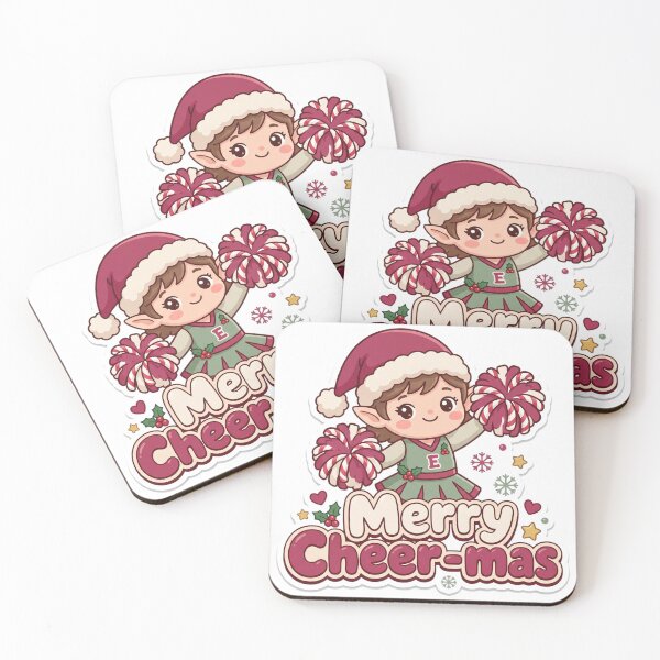 Item preview, Cheerleader Christmas Merry Cheer-mas Gift designed and sold by Soft Merch.