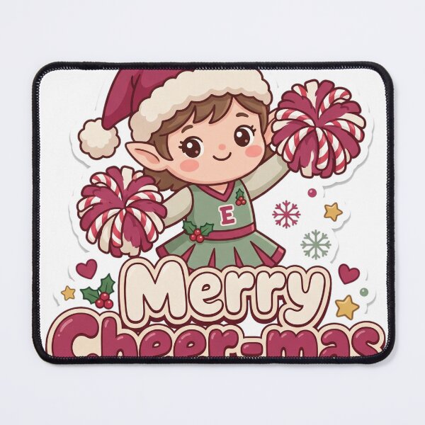 Item preview, Cheerleader Christmas Merry Cheer-mas Gift designed and sold by Soft Merch.