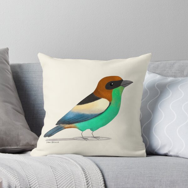 Item preview, Black backed Tanager bird designed and sold by julianamotzko.