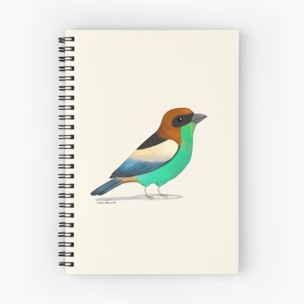 Item preview, Black backed Tanager bird designed and sold by julianamotzko.