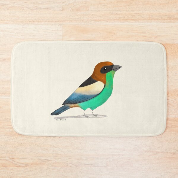 Item preview, Black backed Tanager bird designed and sold by julianamotzko.