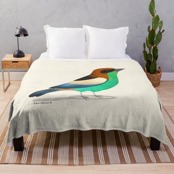 Item preview, Black backed Tanager bird designed and sold by julianamotzko.