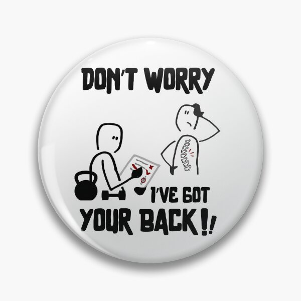 Item preview, I've Got Your Back - Back Pain (Backache) Funny Gifts For Physiotherapist And Chiropractors designed and sold by iX-Physio.