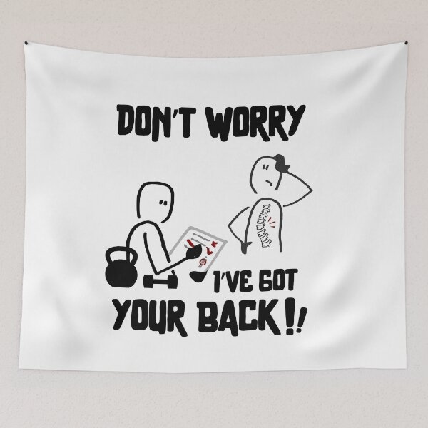 Item preview, I've Got Your Back - Back Pain (Backache) Funny Gifts For Physiotherapist And Chiropractors designed and sold by iX-Physio.