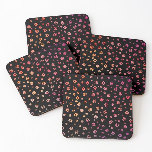 Item preview, Colorful Paws – Vibrant Animal Paw Pattern designed and sold by Nicole Bleck.