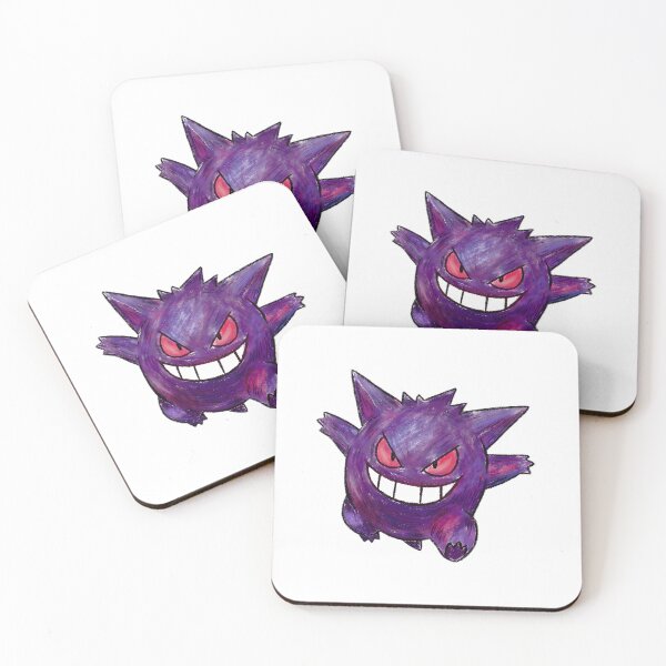 Item preview, Purple Ghost Monster - Crayon Style Illustration designed and sold by ElsavocadoArt.