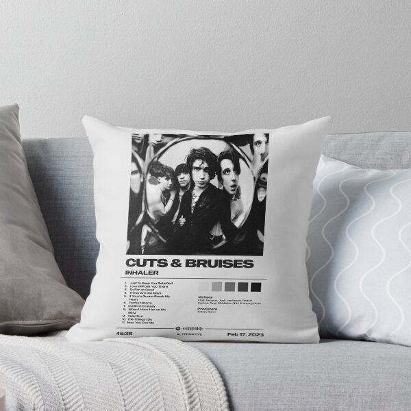 Item preview, Cuts & Bruises by Inhaler - Tracklist Art designed and sold by FourthWall Prints.
