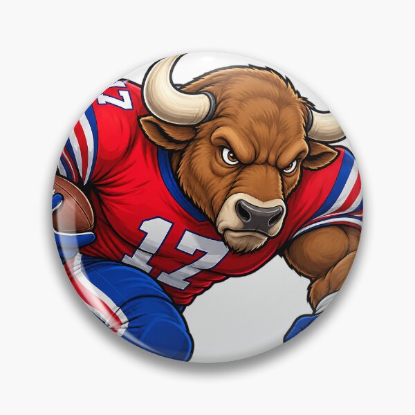 Item preview, Buffalo Josh is running toward the end zone.  designed and sold by Dabfu.