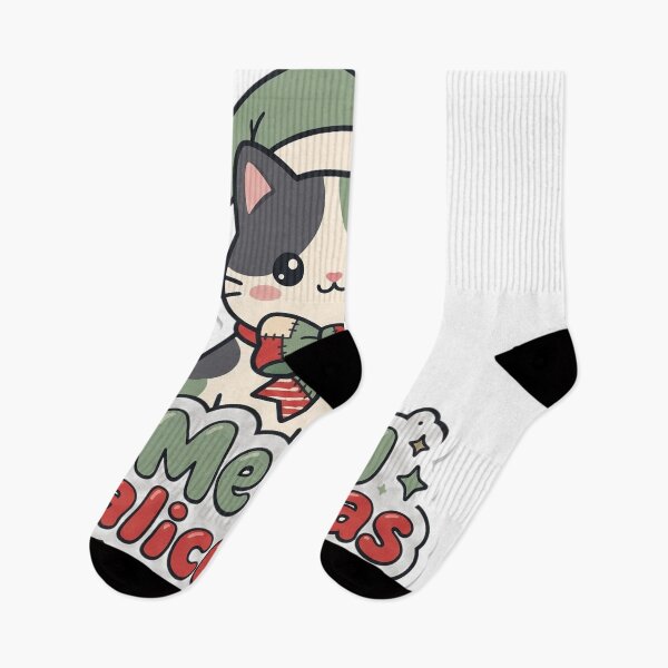 Item preview, Calico Cat Christmas Meowy Calico-mas Gift designed and sold by Soft Merch.