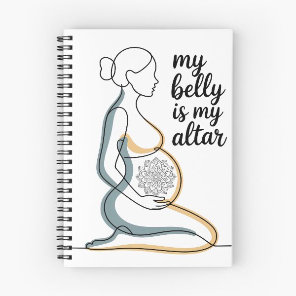 Item preview, My Belly Is My Altar Sage Yellow Mandala Piece designed and sold by 108stillness.