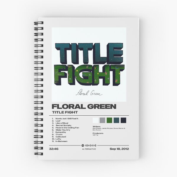 Item preview, Floral Green by Title Fight - Tracklist Art designed and sold by FourthWall Prints.