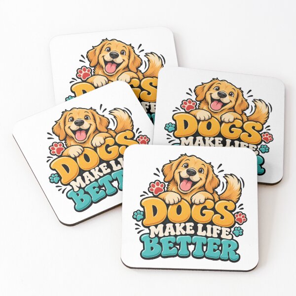 Item preview, Dogs make life better designed and sold by Imprearte.