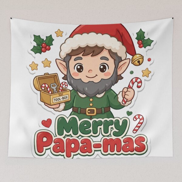 Item preview, Papa Christmas Merry Papa-mas Gift designed and sold by Soft Merch.