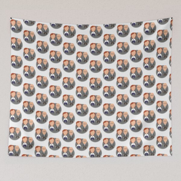 Item preview, Rik Mayall and Ade Edmondson Inspired Comedy Duo Illustration designed and sold by graphybuzz.