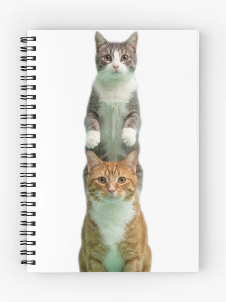Thumbnail 1 of 3, Journal, Cat Stack designed and sold by InkPawDesign.