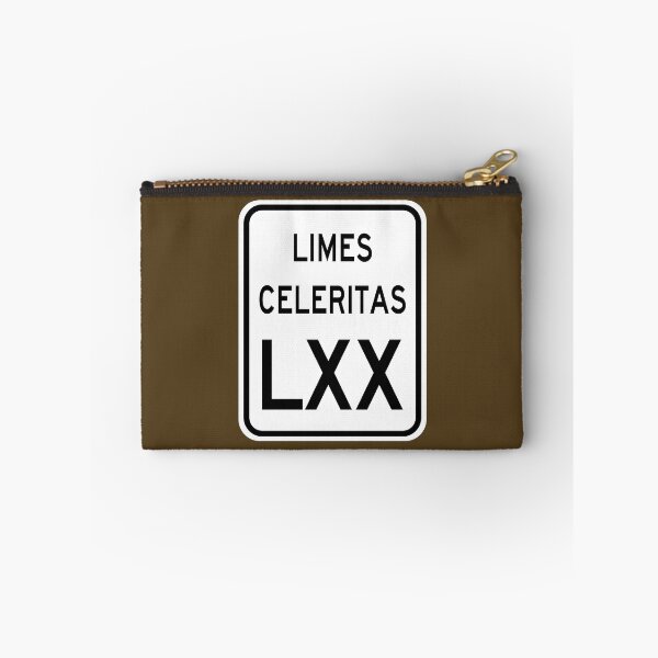 Item preview, Speed Limit 70 MPH in Latin: Limes Celeritas LXX designed and sold by Karate Octopus.