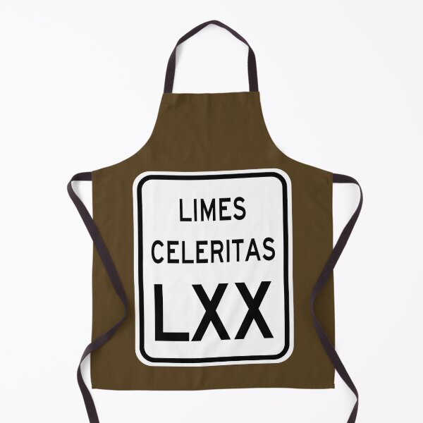 Item preview, Speed Limit 70 MPH in Latin: Limes Celeritas LXX designed and sold by Karate Octopus.