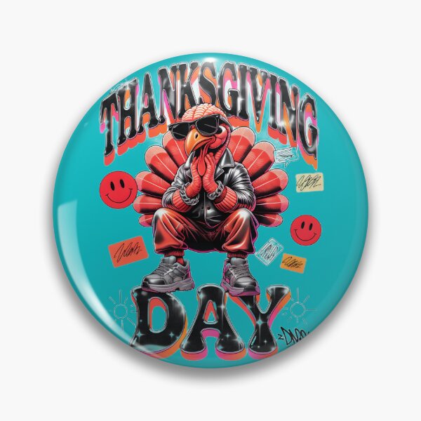 Item preview, Cool Thanksgiving Turkey Streetwear Y2K Sunglasses designed and sold by CloudyCatArt.