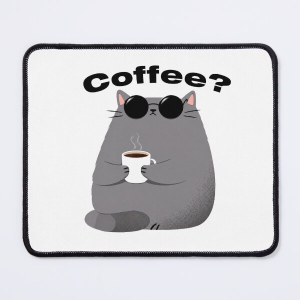 Item preview, "Coffee? Cool Cat designed and sold by MeowWatStudio.