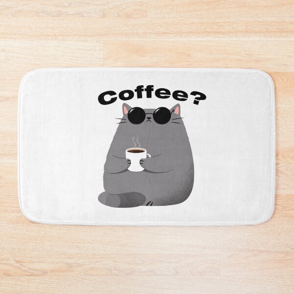 Item preview, "Coffee? Cool Cat designed and sold by MeowWatStudio.