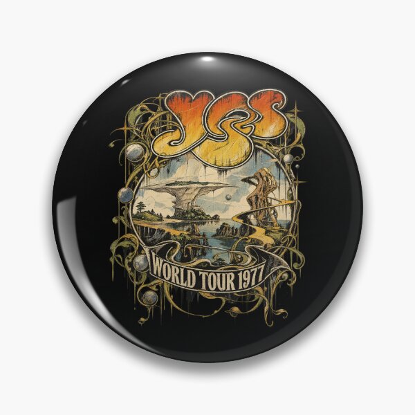 Item preview, Yes World Tour 1977 – Vintage Progressive Rock Fantasy Art designed and sold by Jadegothgobby.