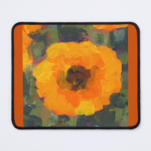 Item preview, Happy Flowers three acrylic paintings designed and sold by KarenKaspar.