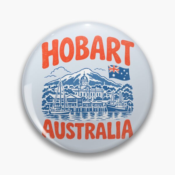 Item preview, Hobart Australia Retro City designed and sold by HowToCanadian.