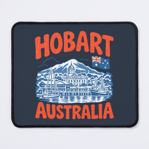 Item preview, Hobart Australia Retro City designed and sold by HowToCanadian.