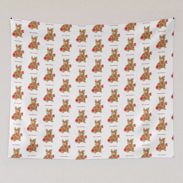 Item preview, DeliBird Gingerbread Man Red Bag Merry Christmas designed and sold by kyravreeland.