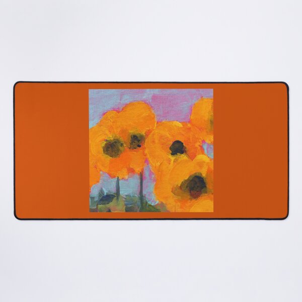 Item preview, Happy Flowers (two acrylic paintings) designed and sold by KarenKaspar.