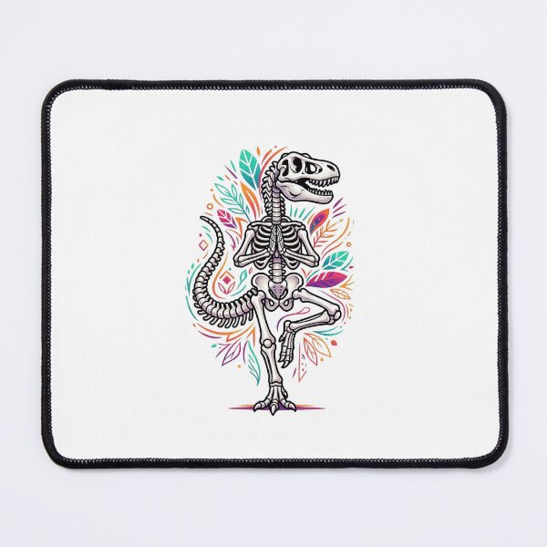 Item preview, Yoga T-Rex Skeleton designed and sold by StickVerse by Owais.