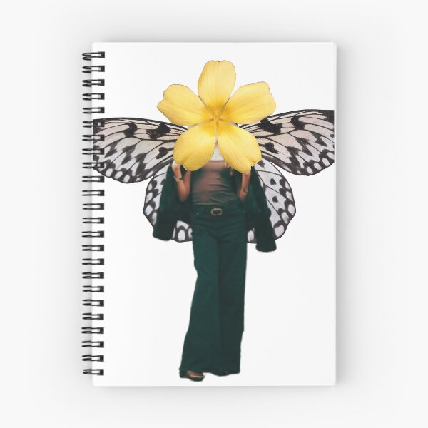 Item preview, Yellow Flower Butterfly Wings Collage - Surreal Nature Botanical Art designed and sold by The Lady Goblin's Goods.