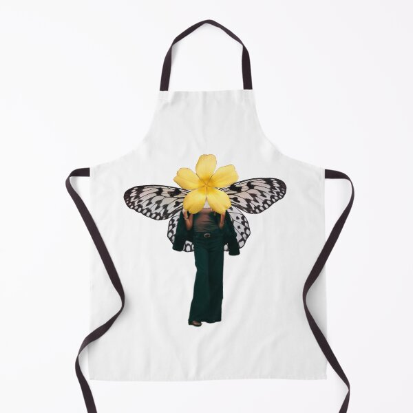 Item preview, Yellow Flower Butterfly Wings Collage - Surreal Nature Botanical Art designed and sold by The Lady Goblin's Goods.