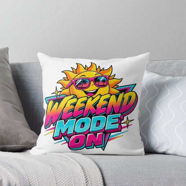 Item preview, Retro Neon Weekend Mode designed and sold by Imprearte.